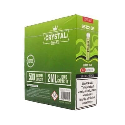 Buy SKE Crystal 20mg Disposable Vape 10 Packs Disposable - Free UK Next Day Delivery (no minimum spend)