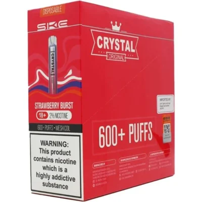 Buy SKE Crystal 20mg Disposable Vape 10 Packs Disposable - Free UK Next Day Delivery (no minimum spend)