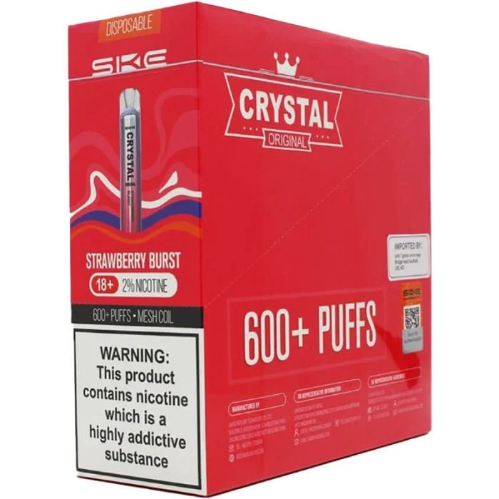 Buy SKE Crystal 20mg Vape 10 Packs  - Free UK Next Day Delivery (no minimum spend)
