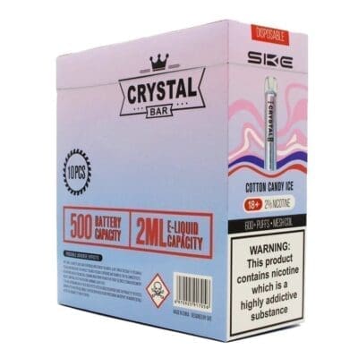 Buy SKE Crystal 20mg Vape 10 Packs  - Free UK Next Day Delivery (no minimum spend)