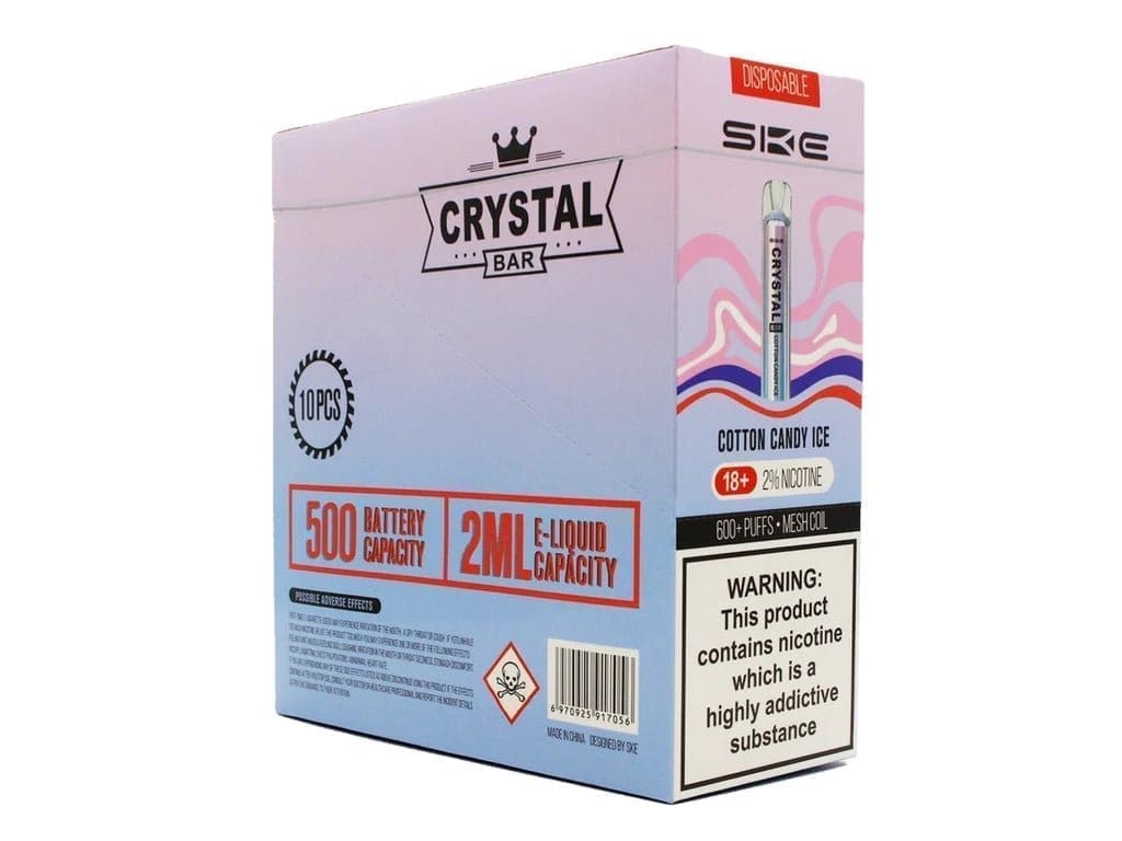 Buy SKE Crystal 20mg Vape 10 Packs  - Free UK Next Day Delivery (no minimum spend)