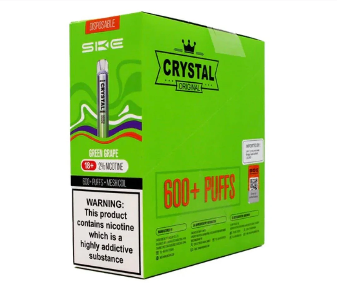Buy SKE Crystal 20mg Vape 10 Packs  - Free UK Next Day Delivery (no minimum spend)
