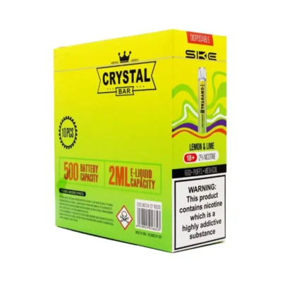 Buy SKE Crystal 20mg Disposable Vape 10 Packs Disposable - Free UK Next Day Delivery (no minimum spend)