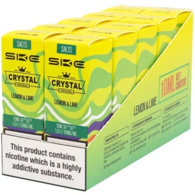 Buy SKE Crystal 20mg Disposable Vape 10 Packs Disposable - Free UK Next Day Delivery (no minimum spend)