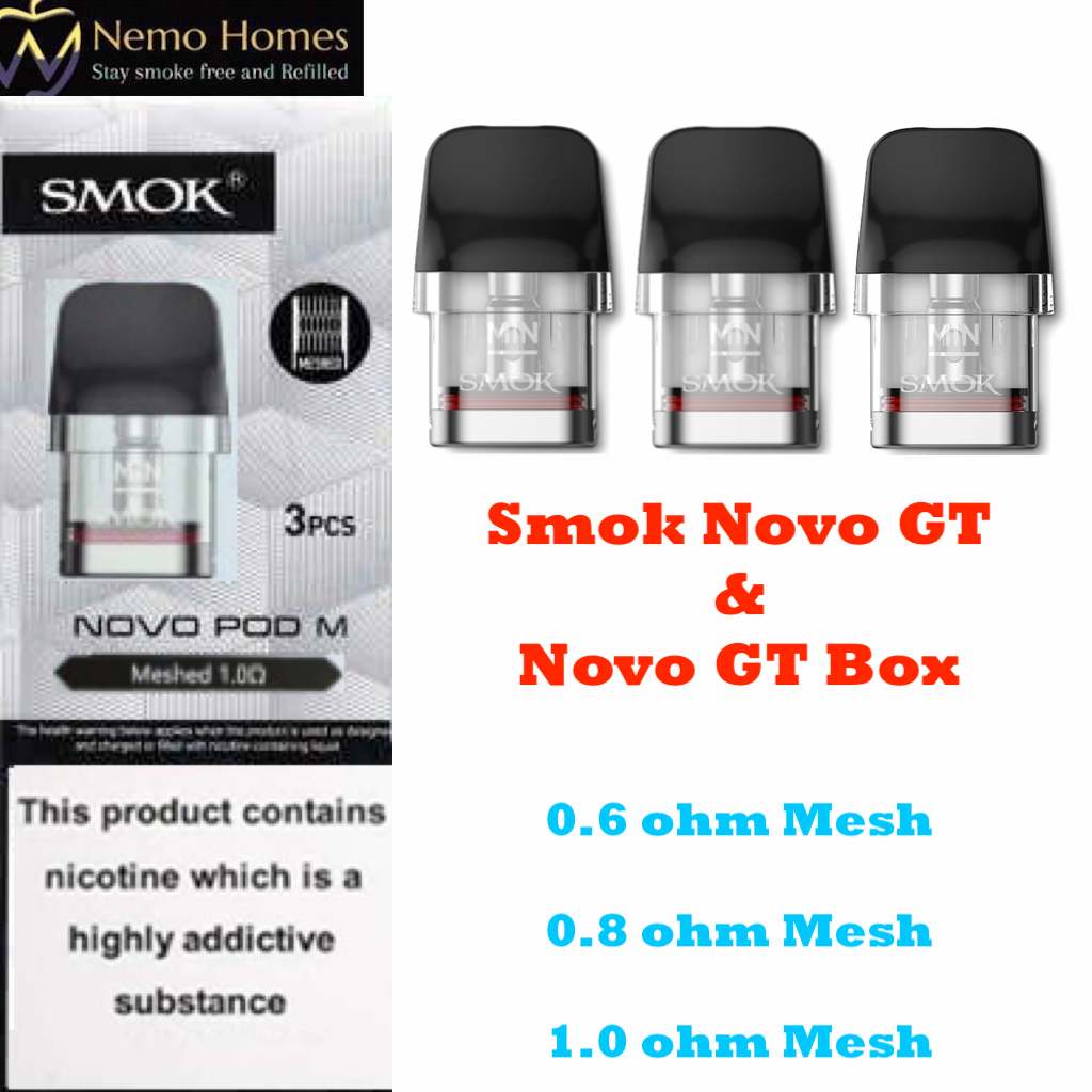Buy Smok Novo M Replacement Pod  - Free UK Next Day Delivery (no minimum spend)