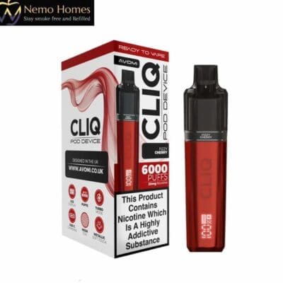 Buy Avomi Cliq 6000 Puffs Prefilled Vape Kit  - Free UK Next Day Delivery (no minimum spend)