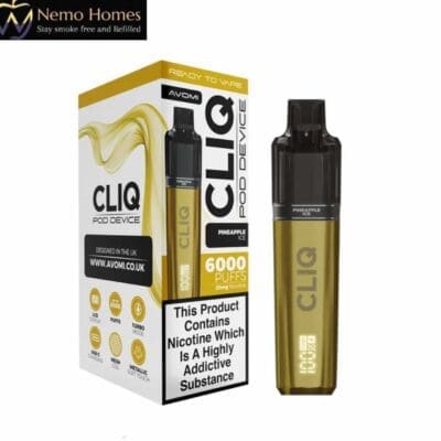 Buy Avomi Cliq 6000 Puffs Prefilled Vape Kit  - Free UK Next Day Delivery (no minimum spend)