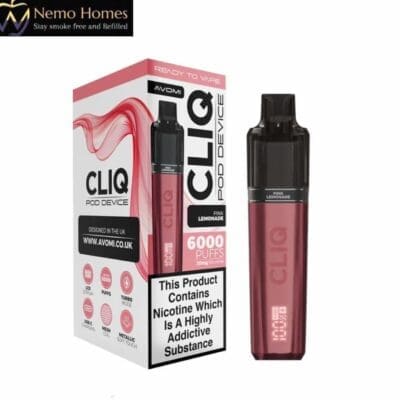 Buy Avomi Cliq 6000 Puffs Prefilled Vape Kit  - Free UK Next Day Delivery (no minimum spend)