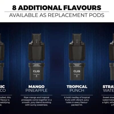Buy Avomi Cliq Prefilled Vape Pod Replacement - Free UK Next Day Delivery (no minimum spend)