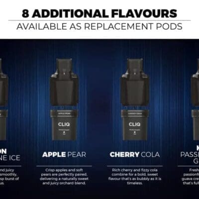 Buy Avomi Cliq Prefilled Vape Pod Replacement - Free UK Next Day Delivery (no minimum spend)