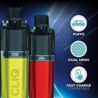 Buy Avomi Cliq 6000 Puffs Prefilled Vape Kit - Free UK Next Day Delivery (no minimum spend)