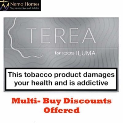 Buy IQOS Silver Terea Tobacco Sticks Heated Tobacco - Free UK Next Day Delivery (no minimum spend)