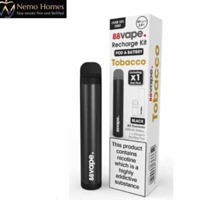 Buy 88Vape Recharge Vape Kit and Pods - Free UK Next Day Delivery (no minimum spend)