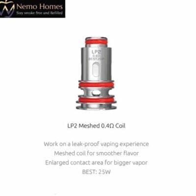 Buy Smok RPM4 Pod | LP2 Pod and Coils - 5 x 0.4 ohm LP2 Mesh Coils  - Free UK Next Day Delivery (no minimum spend)