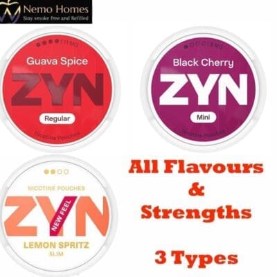 Buy Zyn Nicotine Pouches - All Flavours Nicotine Pouches - Free UK Next Day Delivery (no minimum spend)