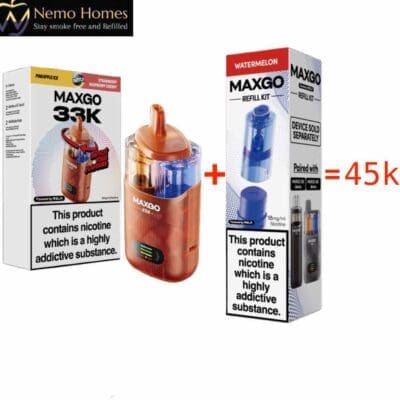 Buy RELX MAXGO Combo 33k | MaxGo 33k Kit Relx - Free UK Next Day Delivery (no minimum spend)
