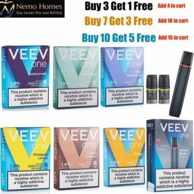 Buy Veev One Pods 20mg & Veev Now Device – Multi-Buy Deals  - Free UK Next Day Delivery (no minimum spend)