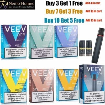 Buy Veev One Pods 20mg & Veev Now Device – Multi-Buy Deals  - Free UK Next Day Delivery (no minimum spend)