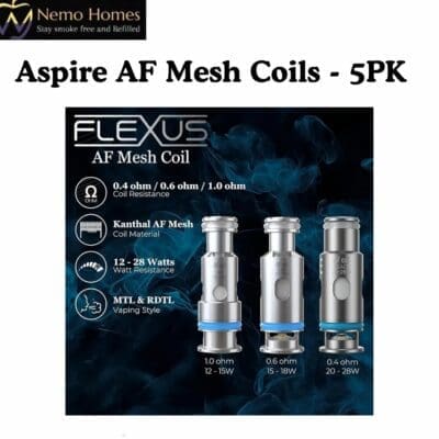Buy Aspire AF Mesh Coils – 5PK  - Free UK Next Day Delivery (no minimum spend)