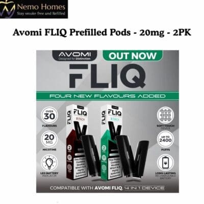 Buy Avomi FLIQ Pod Refill -Prefilled - Free UK Next Day Delivery (no minimum spend)
