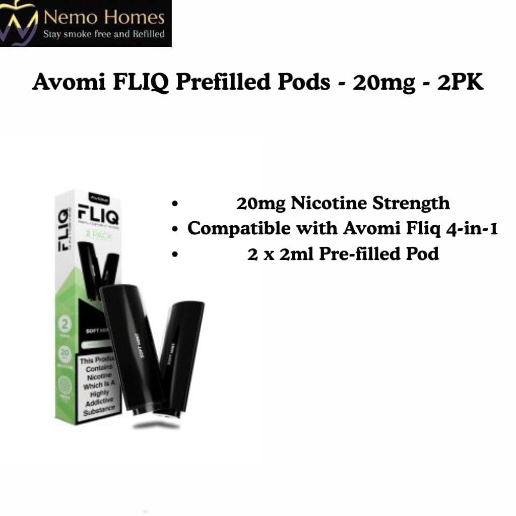 Buy Avomi FLIQ Pod Refill -Prefilled - Free UK Next Day Delivery (no minimum spend)