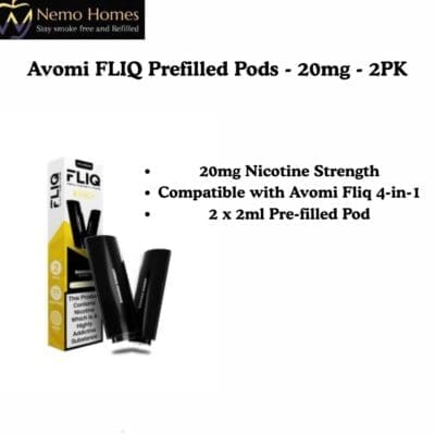Buy Avomi FLIQ Pod Refill -Prefilled - Free UK Next Day Delivery (no minimum spend)