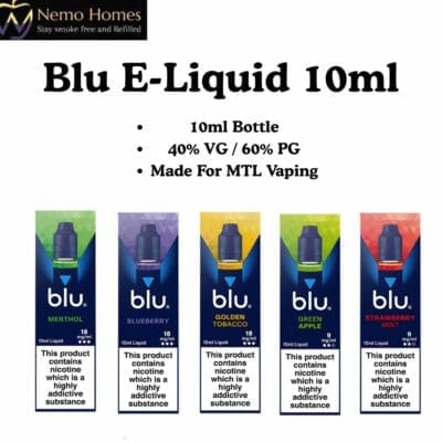 Buy Blu E-Liquid 10ml | myBlu E liquid  - Free UK Next Day Delivery (no minimum spend)