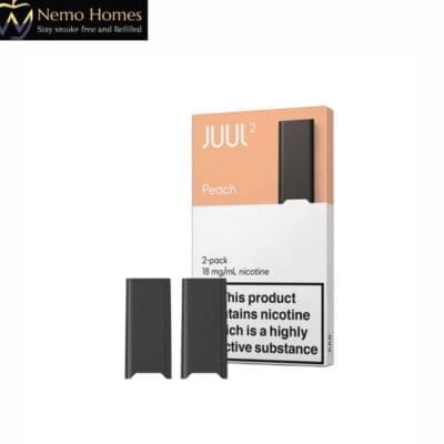 Buy JUUL 2 Peach 18mg Pod  - Free UK Next Day Delivery (no minimum spend)