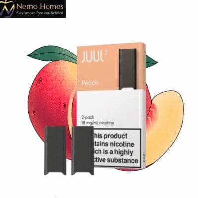 Buy JUUL 2 Peach 18mg Pod  - Free UK Next Day Delivery (no minimum spend)