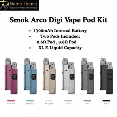 Buy SMOK Arco Digi Vape Pod Kit  - Free UK Next Day Delivery (no minimum spend)