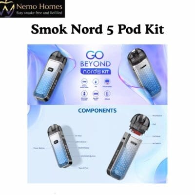 Buy SMOK Nord 5 Pod Kit  - Free UK Next Day Delivery (no minimum spend)