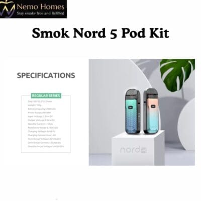 Buy SMOK Nord 5 Pod Kit  - Free UK Next Day Delivery (no minimum spend)