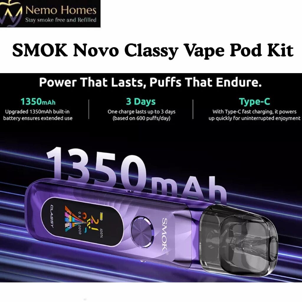 Buy SMOK Novo Classy Pod Kit - Free UK Next Day Delivery (no minimum spend)