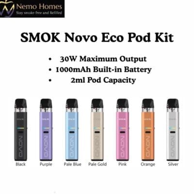 Buy SMOK Novo Eco Pod Kit  - Free UK Next Day Delivery (no minimum spend)