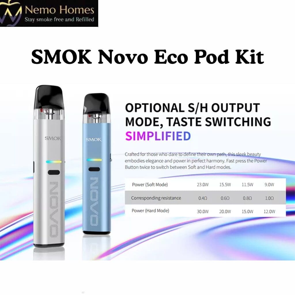 Buy SMOK Novo Eco Pod Kit - Free UK Next Day Delivery (no minimum spend)