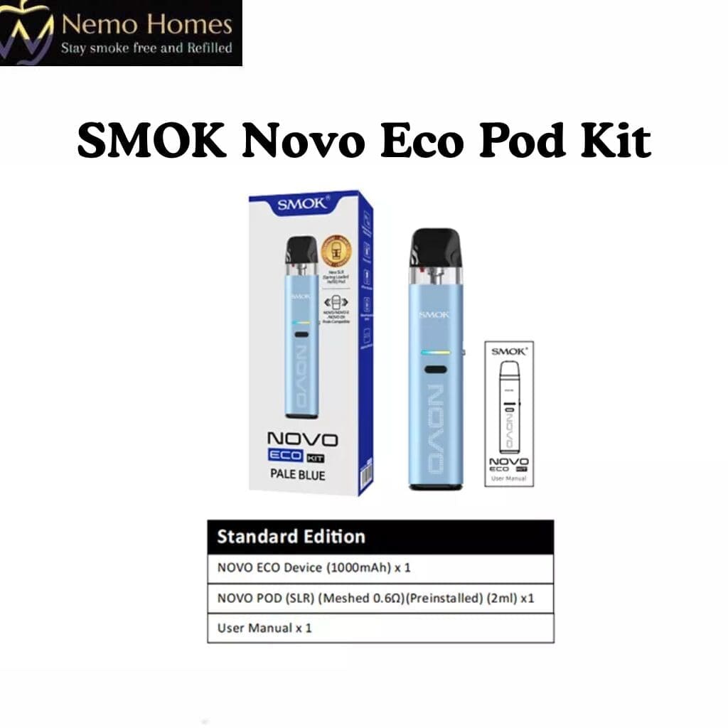 Buy SMOK Novo Eco Pod Kit - Free UK Next Day Delivery (no minimum spend)
