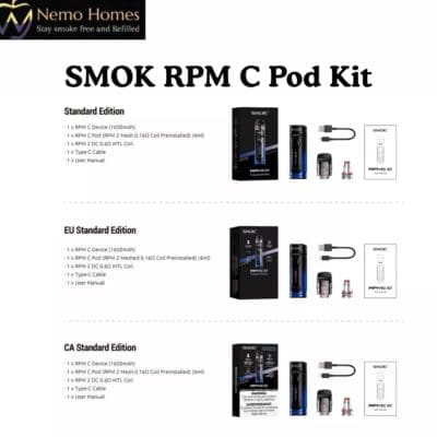Buy SMOK RPM C Pod Kit  - Free UK Next Day Delivery (no minimum spend)