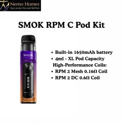 Buy SMOK RPM C Pod Kit  - Free UK Next Day Delivery (no minimum spend)