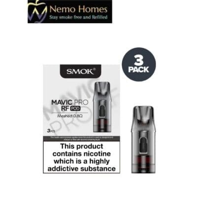 Buy SMOK Mavic Pro RF Replacement Pods – 3 PK  - Free UK Next Day Delivery (no minimum spend)