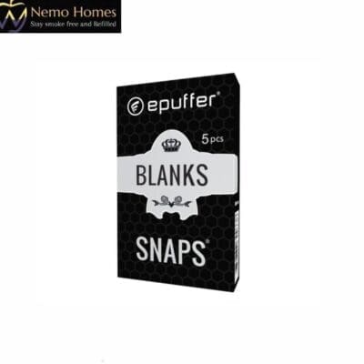 Buy Snaps Blank Cartridges Refills | Customise Flavour by ePuffer - Black  - Free UK Next Day Delivery (no minimum spend)