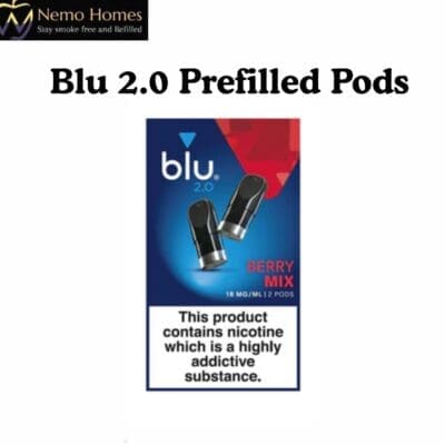 Buy Blu 2.0 Vape Pods - myBlu Prefilled Pods | 9mg | 18mg - Free UK Next Day Delivery (no minimum spend)