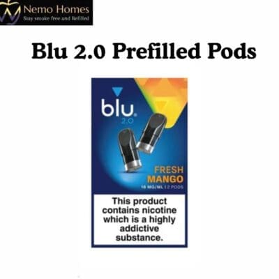 Buy Blu 2.0 Vape Pods - myBlu Prefilled Pods | 9mg | 18mg - Free UK Next Day Delivery (no minimum spend)