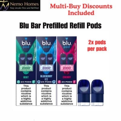 Buy Blu Bar Vape Device | Blu Bar Box Kit - Free UK Next Day Delivery (no minimum spend)