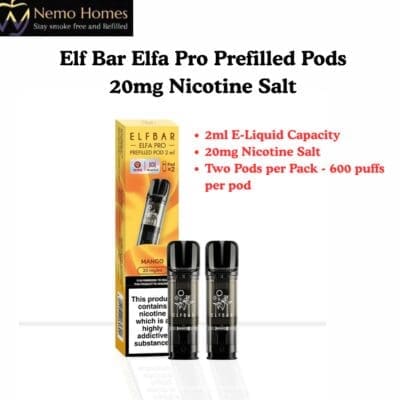 Buy Elf Bar Prefilled Pods | Elfa Pro  - Free UK Next Day Delivery (no minimum spend)