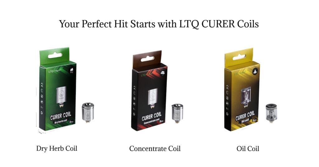 Buy A Complete LTQ Vapor CURER Coil Compatibility Guide - The Best Setups for Herb, Wax & Oil & Everything You Need to Know Ceramic Vape Coil - Free UK Next Day Delivery (no minimum spend)
