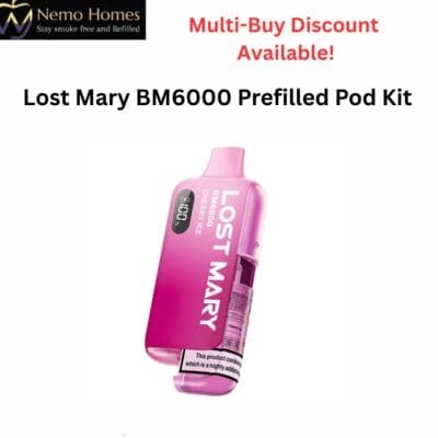 Buy Lost Mary BM6000 Prefilled Pod Kit & Refill Pack  - Free UK Next Day Delivery (no minimum spend)