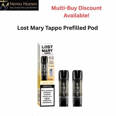 Buy Lost Mary Tappo Prefilled Pod  - Free UK Next Day Delivery (no minimum spend)