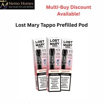 Buy Lost Mary Tappo Prefilled Pod  - Free UK Next Day Delivery (no minimum spend)