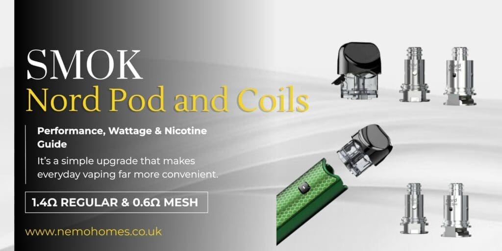 smok nord coils 0.6 vs 1.4 whats the difference Pod & Guide (0.6Ω 1.4Ω) How Long Do Juuls bf Flavour:Sweet Menthol
