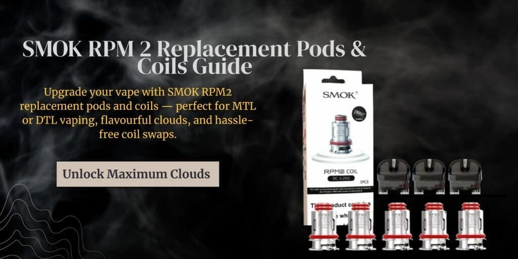 Buy SMOK RPM 2 Replacement Pods & Coils Complete Guide: Everything You Need To Know Explained 0.16 Mesh - Free UK Next Day Delivery (no minimum spend)